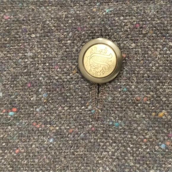 Donegal Tweed Irish Wool Blazer John Molloy md Ireland Dark Blue Jacket  Quality - Picture 8 of 8